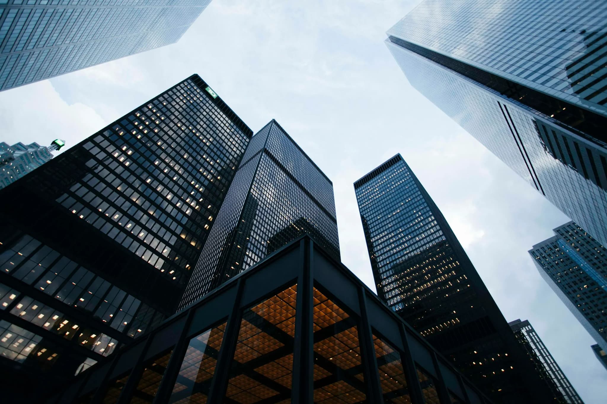 City skyline representing security risk environments
